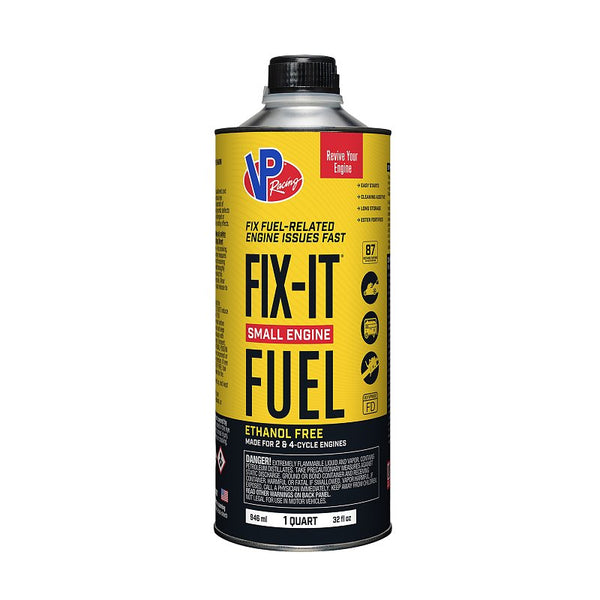 VP Racing Fuels 6635, Fix-It Fuel, Fixes Poor or Non-Running 2-Cycle and 4-Cycle Small Engines (SEF) - Quart