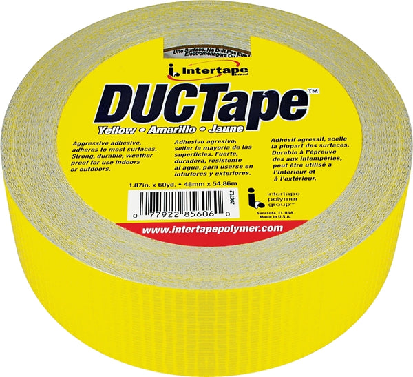 Intertape Polymer Group IPG INT20CY2 Duct Tape, 60 yards Length x 2" Width, Yellow