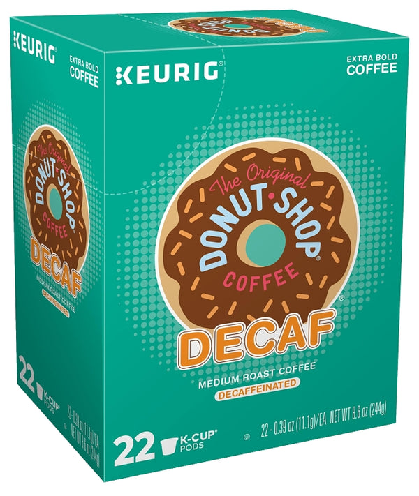 The Original Donut Shop Decaf Keurig Single-Serve K-Cup Pods, Medium Roast Decaffeinated Coffee, 24 Count (Pack of 1) 5000341140