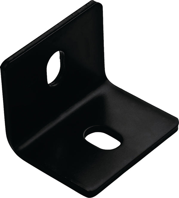 National Hardware 1154BC3/16-2.4x3 3/16" Thick 2-3/8" H x 3" W Corner Brace - Black N351-497