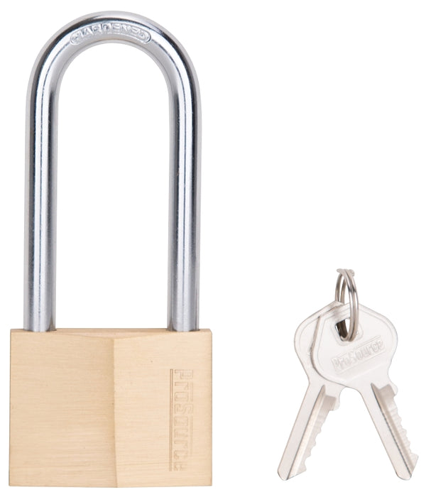 MINTCRAFT HD-250DLS Padlock, 2-Inch, Brass