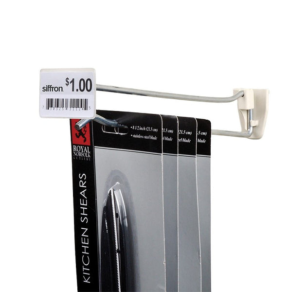 Southern Imperial Scanning Hook 8 in. Gray 100 / Box 7112668880 (100-Pack)