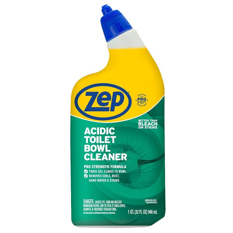 Zep Acidic Toilet Bowl Cleaner, 32 Oz ZUATBC32
