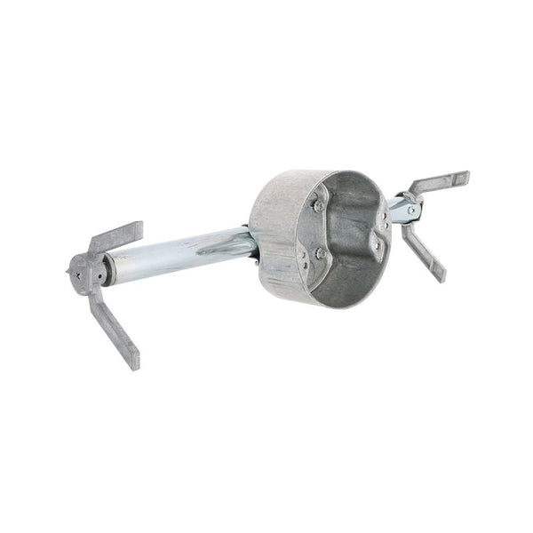 Raco RETRO-BASE 3-1/2 in. Round Steel 1 gang Fan Box Gray 937