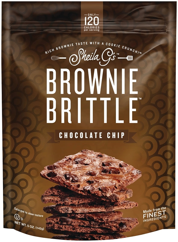Sheila G's Brownie Brittle, Chocolate Chip, 5 Oz