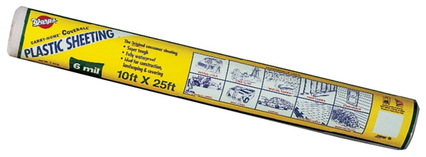 Warp Brothers SP-6CH10-C Clear Plastic Sheeting