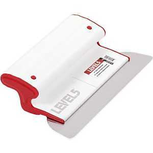 LEVEL5 10-Inch Composite Skimming Blade | Precision 0.3mm German Stainless Steel Blade Insert (Replaceable), Ergonomic Polymer Blade Profile | 4-910C