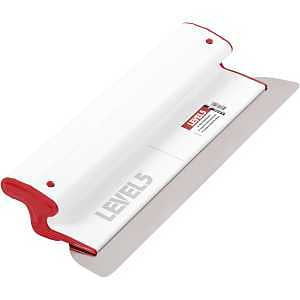 LEVEL5 16-Inch Composite Skimming Blade | Precision 0.3mm German Stainless Steel Blade Insert (Replaceable), Ergonomic Polymer Blade Profile | 4-916C
