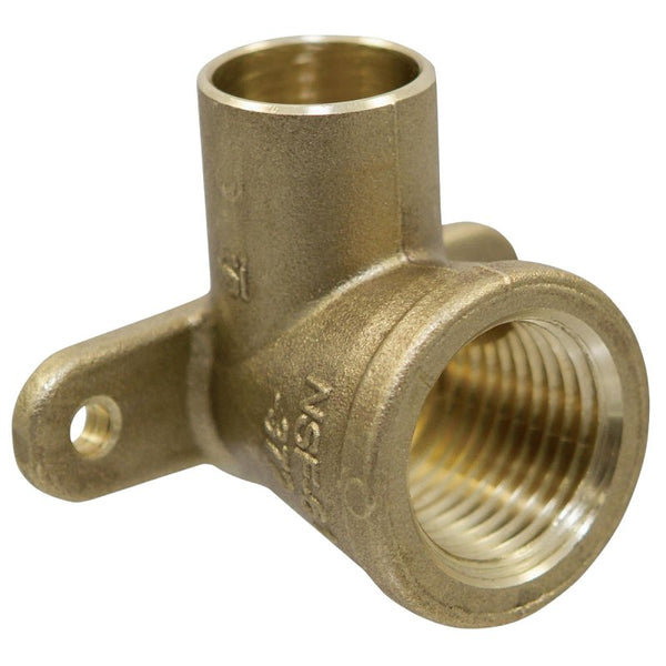 Elkhart Products 10156858 3/4-Inch 90-Degree Low Lead Compression X Female Drop Ear Elbow