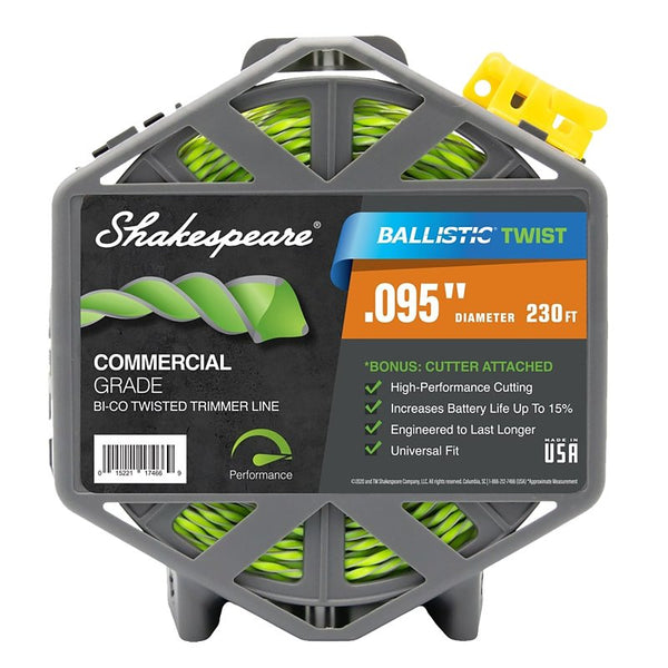 Shakespeare Ballistic Twist Universal Trimmer Line - 1 Each 17249