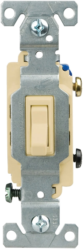 Eaton CSB115STV-SP Single-Pole Switch, Ivory