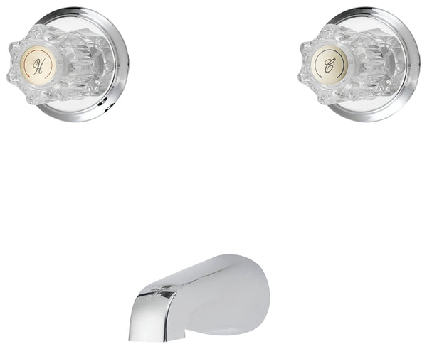MINTCRAFT GU-TQOB015CP Tub Only 2 Handle, Chrome