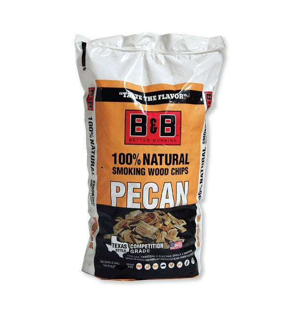 B&B Charcoal Wood CHIP Pecan 180 CUIN C00123-B