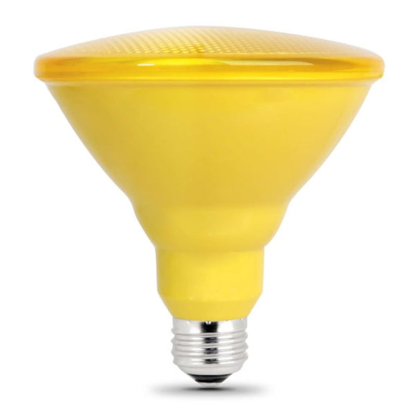 Feit Electric LED Non-Dimmable PAR38 Yellow Reflector PAR38/Y/10KLED/BX