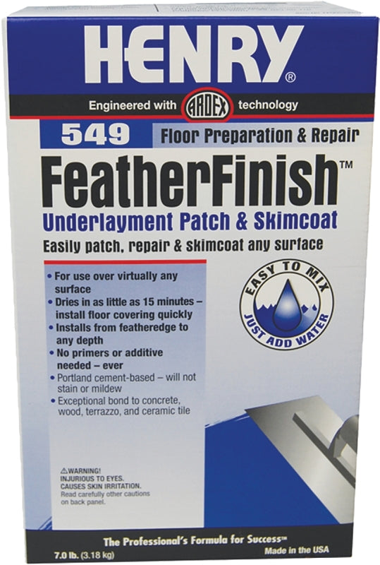 Henry, WW Company 12163 549 Feather Finish Coat, 7 lb