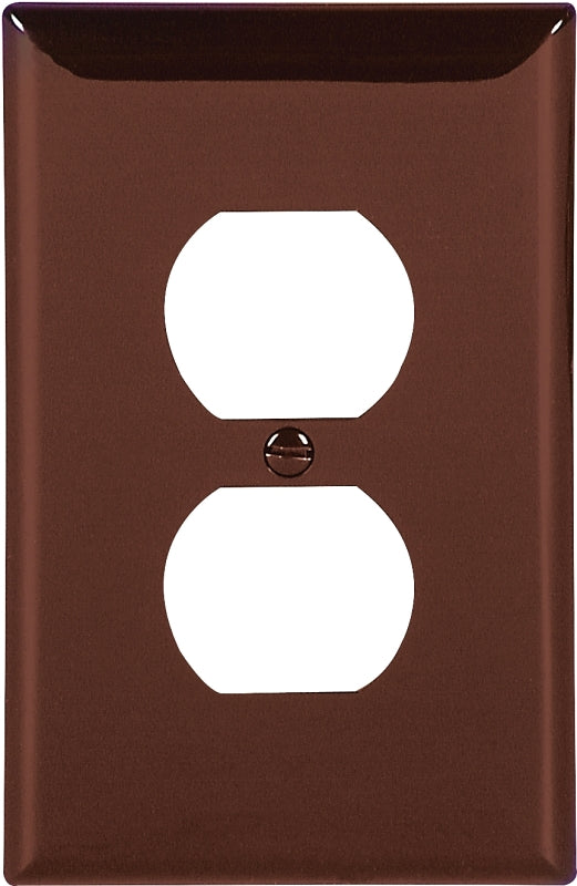 Eaton 5132B-BOX Duplex Wall Plate, Brown