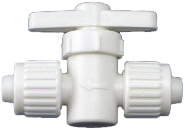 Flair-It Sales 16880 Plastic Straight Stop Valve, 0.5' Size