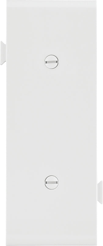 EATON Wiring STC14W Polycarbonate 1-Gang Blank Sectional Mid Size Center Wall Plate, White
