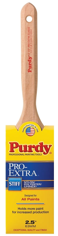 2-1/2" Purdy 144100725 Pro-Extra Elasco Flat Sash Paint Brush, Tynex Chinex & Orel
