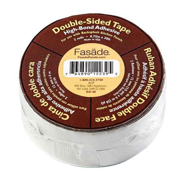 Fasäde ACP D4902 TAPE ADH DBL SIDED 40FT Pack of 4