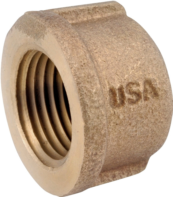 Anderson Metals 738108-12 Pipe Cap, Red