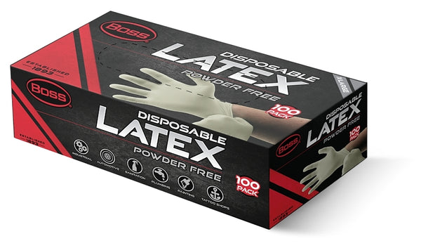 West Chester B22011-XL 5 Mil Extra Large Latex Glove White - 100 Count