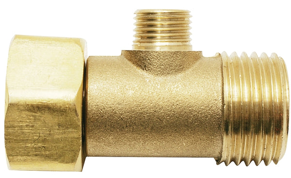 Plumb Pak PP2040LF Water Supply Connector Tee, 1/2 X 1/2 X 3/8 in, FIP X MIP X OD