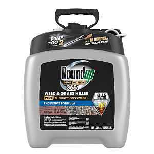 Roundup Dual Action 365 Weed & Grass Killer Plus 12 Month Preventer with Pump 'N Go 2 Sprayer, 1.33 gal.