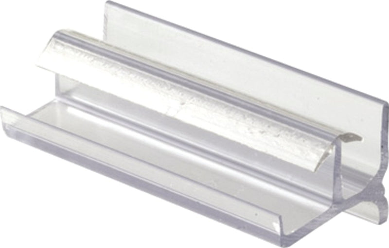 Slide-Co 193086 Shower Door Bottom Guide, Clear , Gray