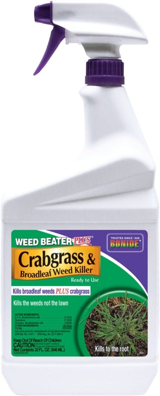Bonide (BND065) - Ready to Use Weed Beater Plus, Crabgrass and Broadleaf Weed Killer (32 oz.)