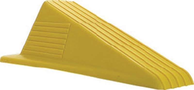 Shepherd Hardware Available 3763 Heavy Duty Jumbo Rubber Door Wedge, Yellow, 3-1/2"