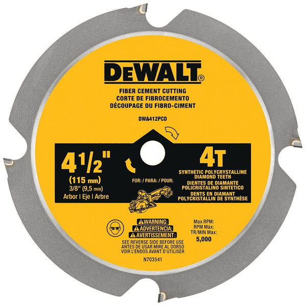 Dewalt 4-1/2 In. 4T Pcd Saw Blade DWA412PCD