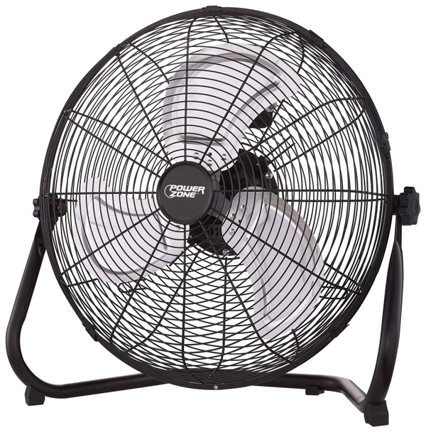 HOMEBASIX Lf-18 High Velocity Floor Fan, 18", Black