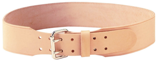 Custom Leathercraft 962L Tapered Leather Work Belt, 2-3/4-Inch, Large , Tan
