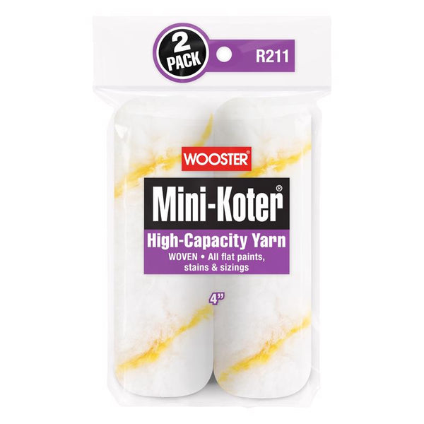 Wooster 00R2110040 4 in. Mini-Koter High-Capacity Yarn Roller R211-4