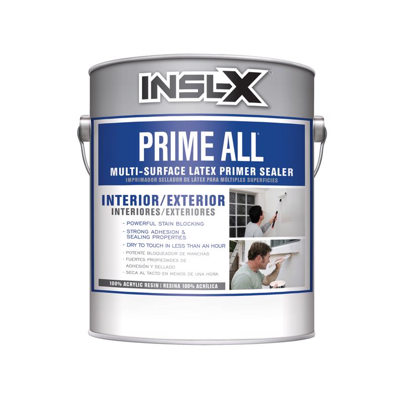 Benjamin Moore AP1000099-01 White 1 Gallon Insl-x Prime Flat Water-Based Acrylic Latex Primer, 128 Fl Oz