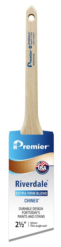 Riverdale 2-1/2 in. W Extra Stiff Thin Angle Paint Brush - Case of: 1