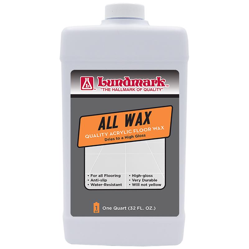 Lundmark All Wax High Gloss Anti-Slip Floor Wax Liquid 32 oz.