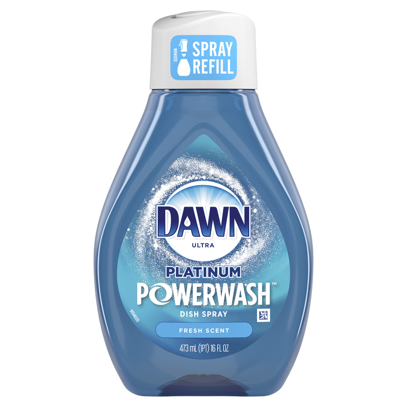 Dawn Ultra Platinum Powerwash Liquid Dish Soap, Fresh Scent, 16 oz., (52366)