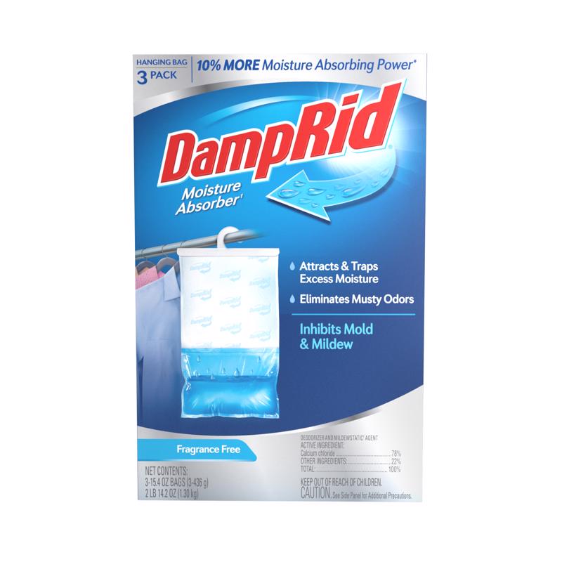 DampRid Hanging Moisture Absorber No Scent 15.4 oz 3 pk FG83FFESB