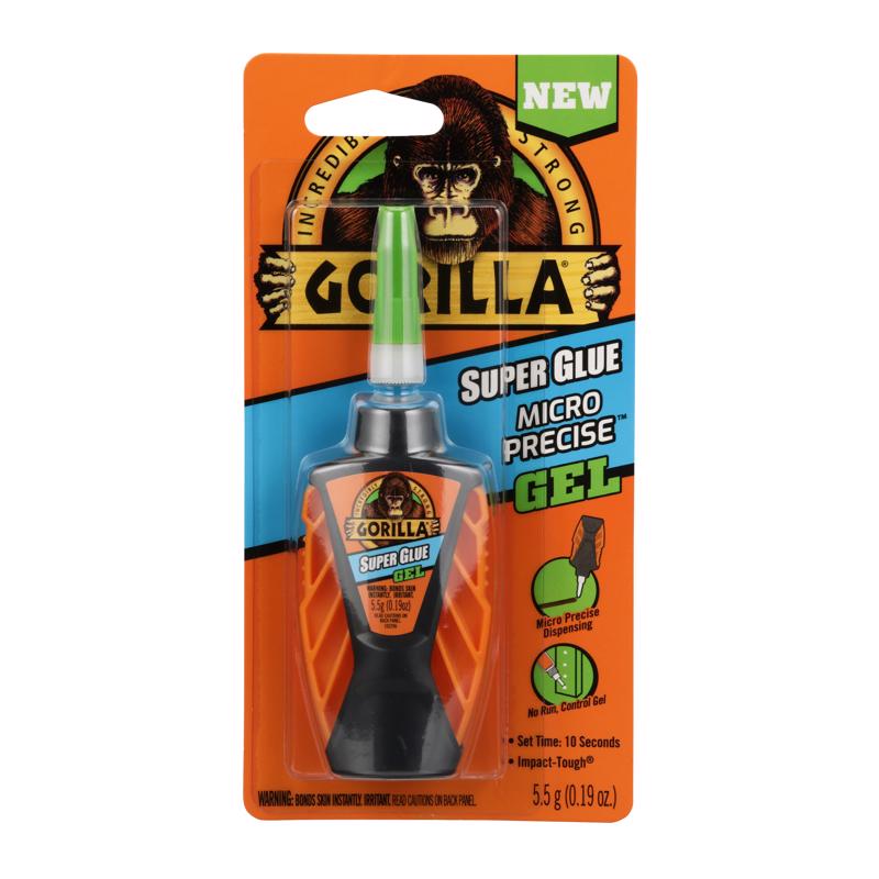 102177 Super Glue Mirco Precise, Gel, 5.5-gm. - Quantity 6