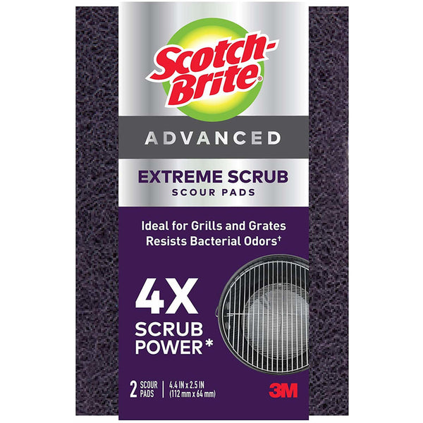 Scotch-Brite Extreme Scrub Scour Pad, 2 Pads 77222-R