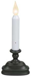 Xodus Innovations FPC1320A Battery Operated 9 inch Window Candle with Tilt to Change Flame Color and Dusk to Dawn Light Sensor Timer, Black/Antique Bronze