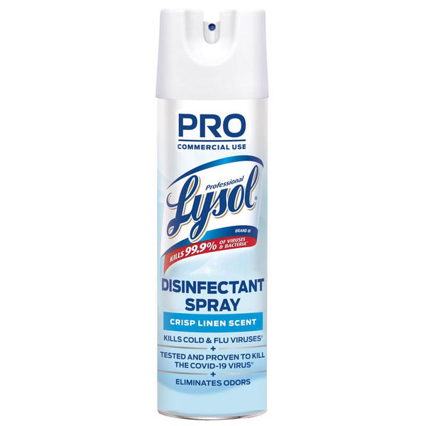 Lysol Disinfectant Spray, Crisp Linen, 19 Oz 3624174828