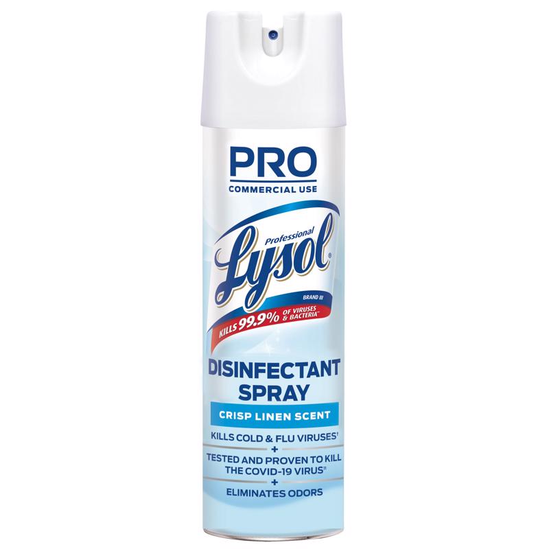 Lysol Disinfectant Spray, Crisp Linen, 19 Oz