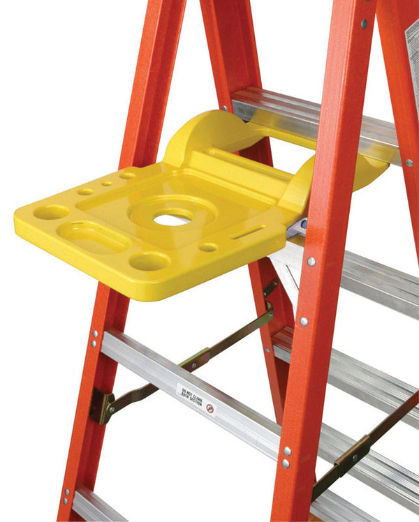 Werner Polyethylene Yellow Pail Shelf 1 pk 76-2