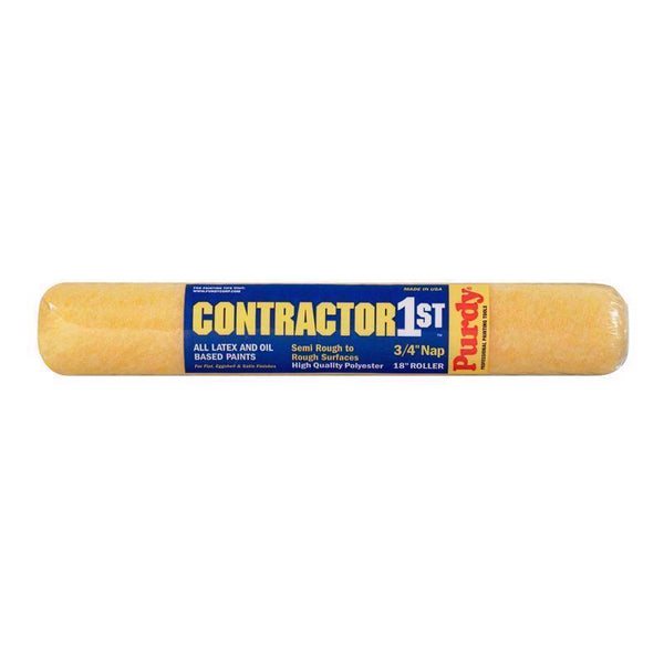 Purdy 144688184 Contractor 1st Roller Cover, 18 inch x 3/4 inch nap