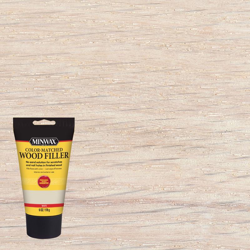 Minwax 448540000 Color-Matched Filler Wood Putty, White
