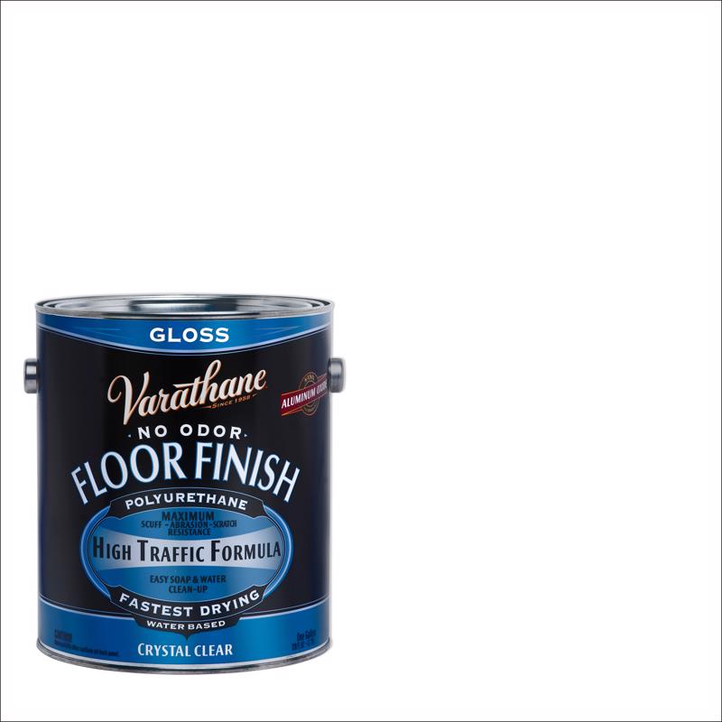 RUST-OLEUM 230031 Varathane Gallon Gloss Waterborne Diamond Floor Finish 1 Gallon, Packaging May Vary