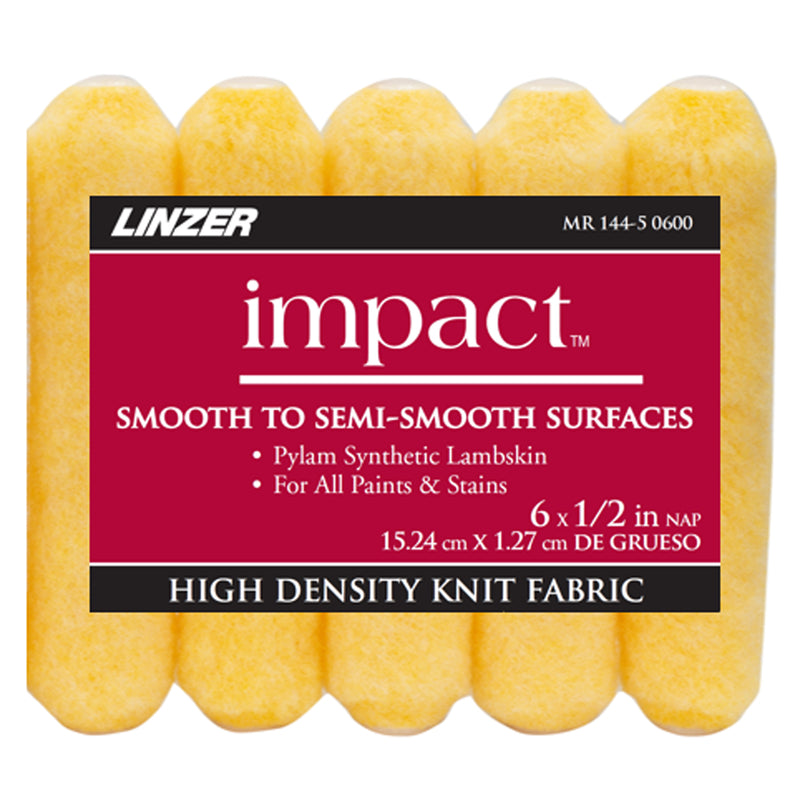 Linzer Better Fabric 6 in. W x 1/2 in. Mini Paint Roller Cover 5 pk - Total Qty: 6 (6-Pack)
